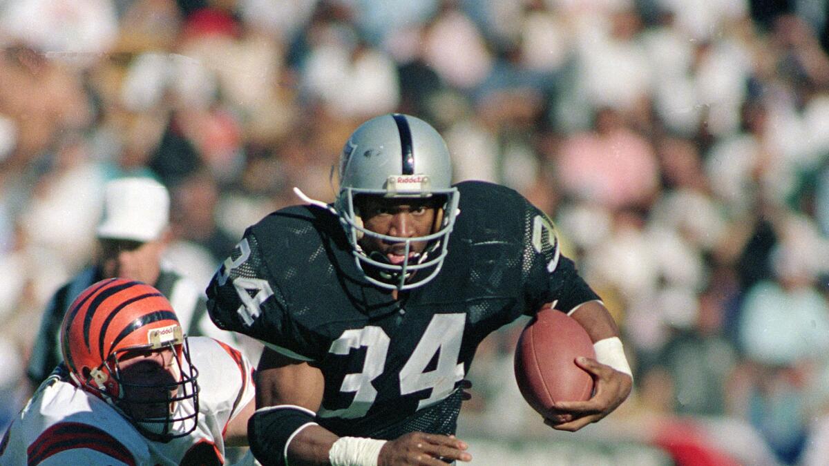 Bo Jackson's final game with the Raiders, an excerpt from Jeff