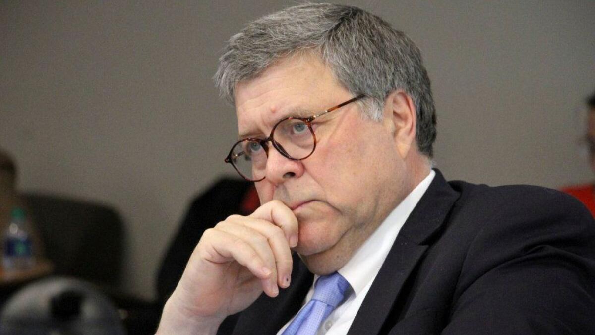 Atty. Gen. William Barr.