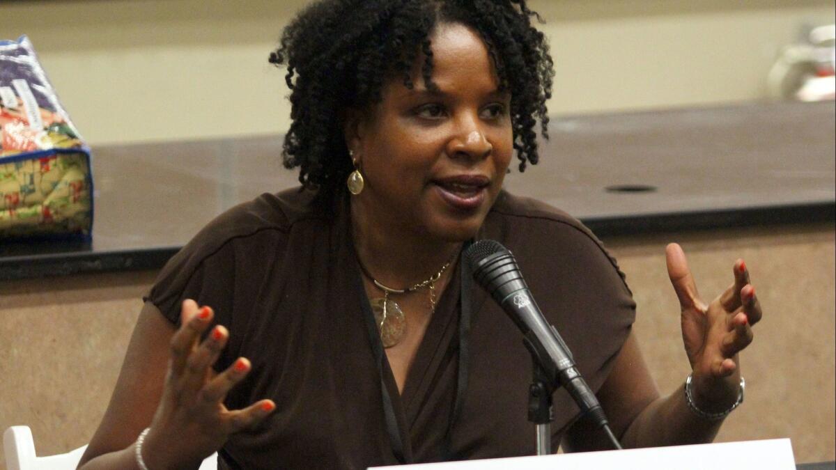 Tayari Jones at the L.A. Times Festival of Books in 2012.