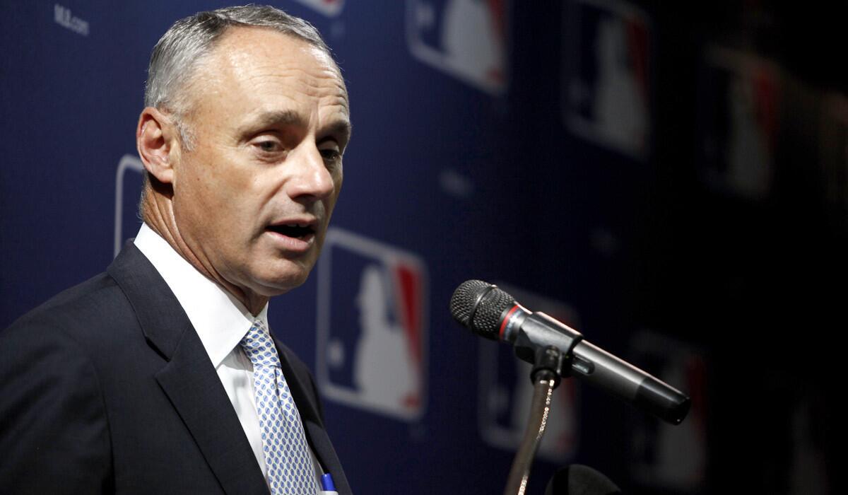 Rob Manfred, former chief operating officer of Major League Baseball, has been selected to replace Bud Selig as commissioner.