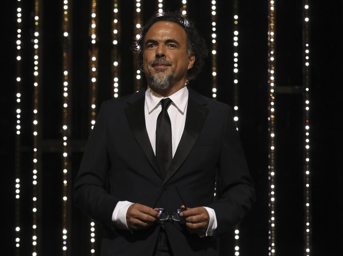 ARCHIVO - El presidente el jurado Alejandro González Iñárritu durante la ceremonia de premiación 