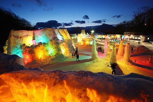Ice festivals in Japan