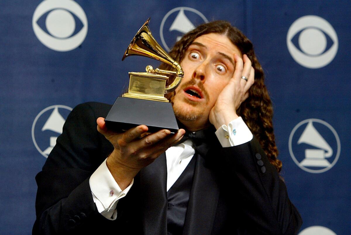 Weird Al Yankovic's long career has included three Grammy Awards.