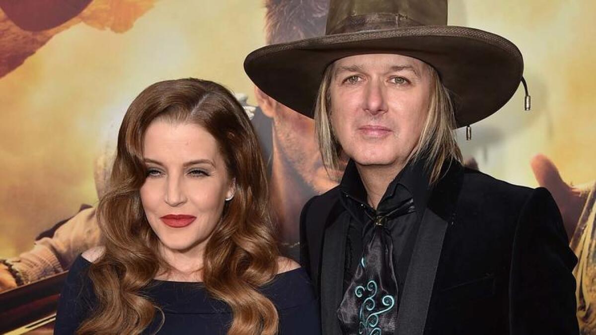 Lisa Marie Presley and Michael Lockwood in May 2015.