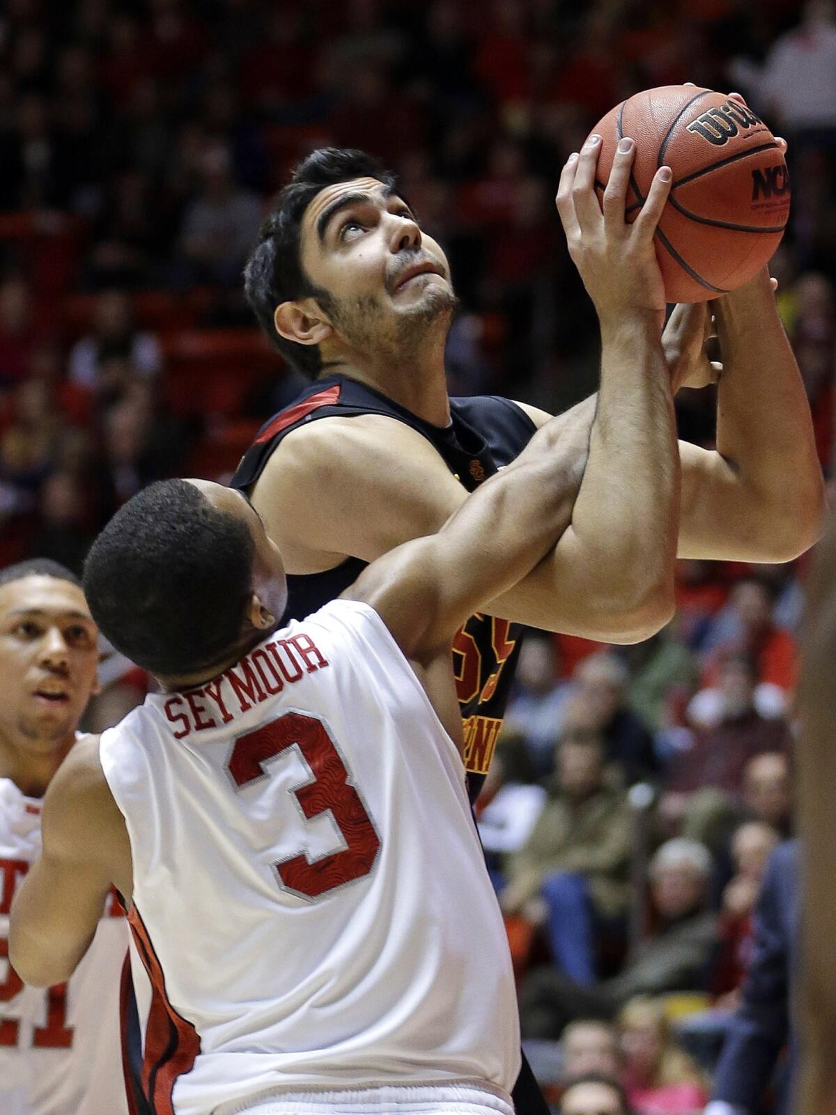 USC center Omar Oraby's love for basketball is matched only by his love for his native Egypt.