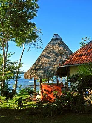 The Cala Mia eco-resort off Panama's western coast has 11 cabanas, which don't have in-room telephones, and there was no cellphone service. The resort runs on solar power.