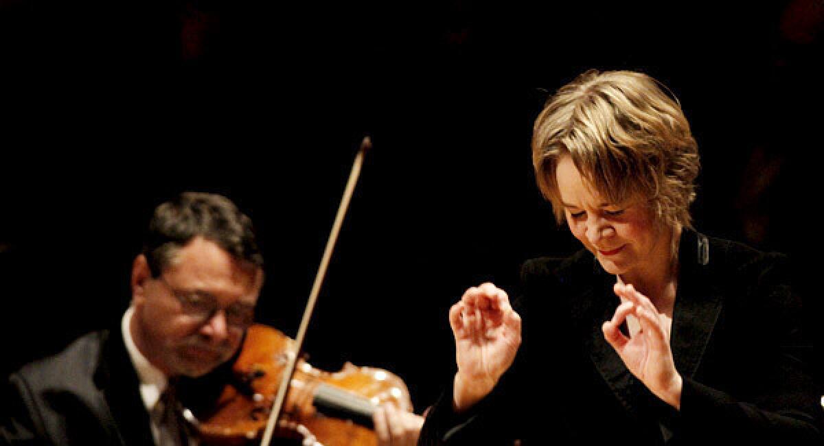 Finnish conductor Susanna Malkki returned to the L.A. Philharmonic.
