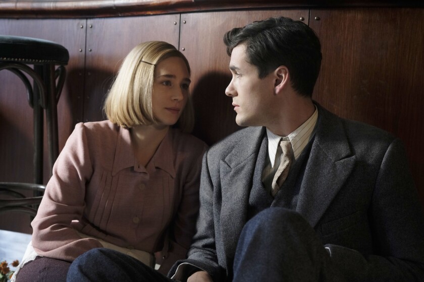 Zofia Wichłacz and Jonah Hauer-King are in love amid war in "World on Fire," a new presentation of the PBS series "Masterpiece."