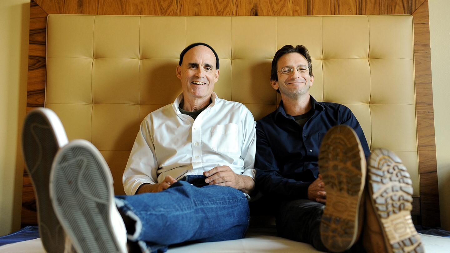 Celebrity portraits by The Times | E. Max Frye, left, and Dan Futterman