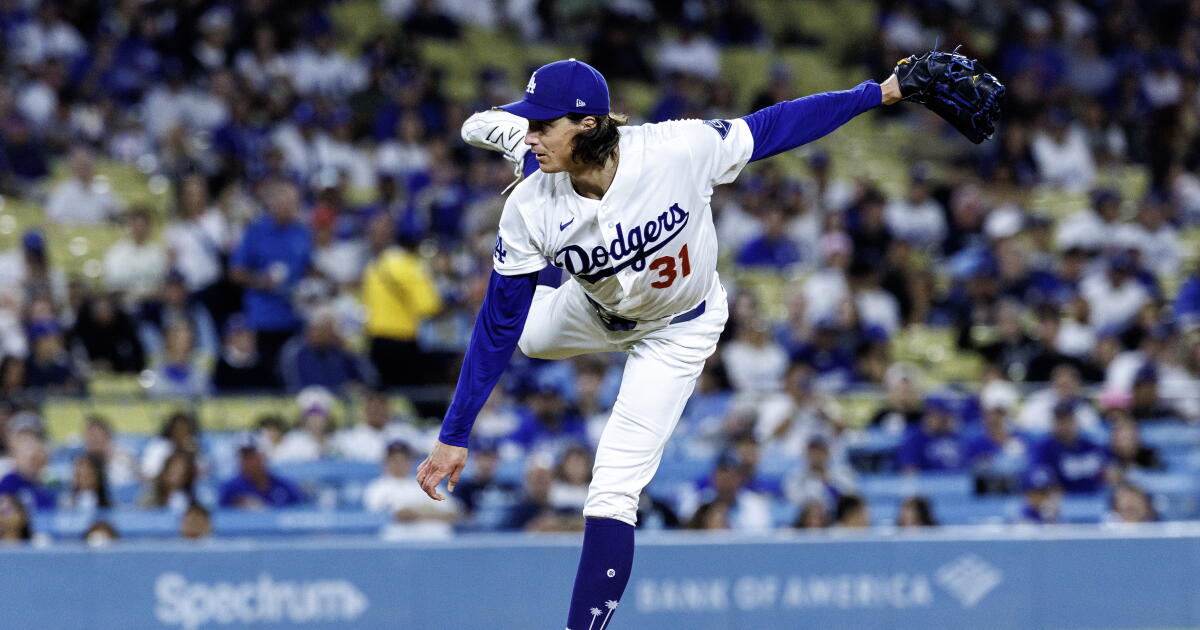 道奇队希望他们能够在季后赛中信任泰勒·格拉斯诺