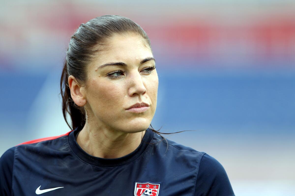 U.S. Soccer goalie Hope Solo has been asked to do "a number of things" in order to have her suspension lifted after 30 days.