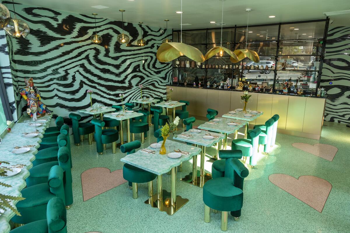 The interior of Chifa restaurant in Eagle Rock.