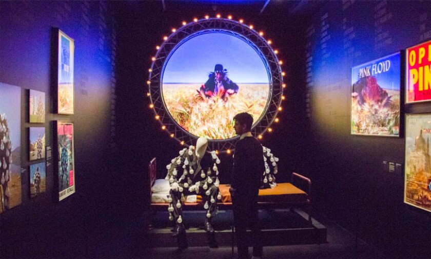 Uno de los ambientes de la gran muestra sobre la banda inglesa que llega pronto a L.A.