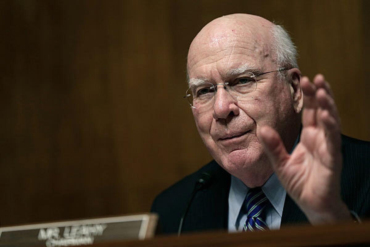 Sen. Patrick J. Leahy (D-Vt.) said the existing law "resulted in deserving refugees and asylees being barred from the United States."