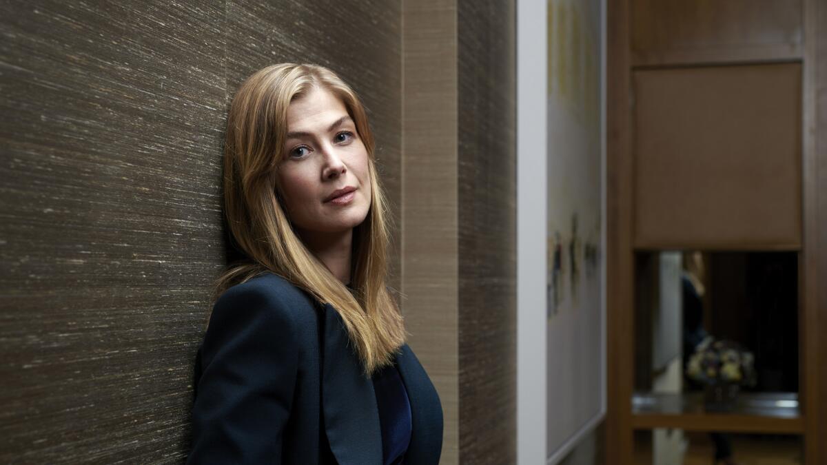 Rosamund Pike wanted to play war correspondent Marie Colvin as soon as she learned of the project. And she made sure director Matt Heineman knew that. "I had passion and conviction and I wanted him to hear it,” Pike says.