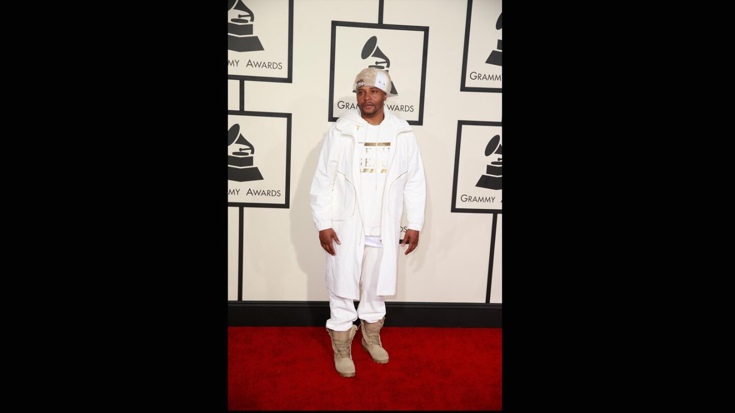 Men's fashions at the Grammys