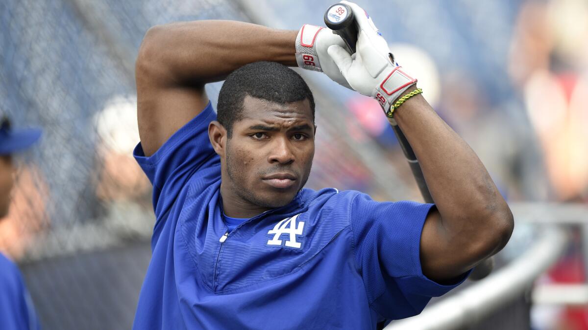 Yasiel Puig likely headed to minors after Dodgers trade for Josh Reddick,  Rich Hill - Los Angeles Times