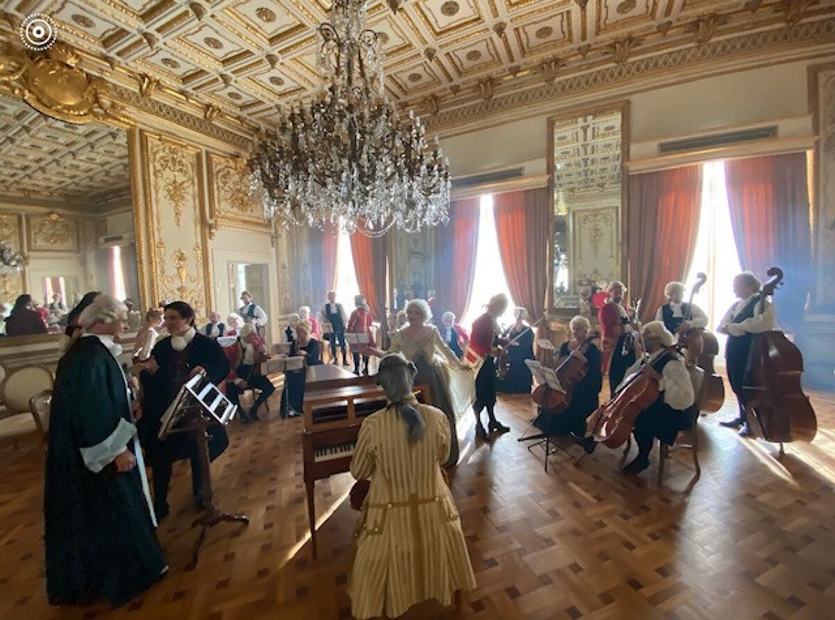 A scene from Hershey Felder's new musical film "Mozart and Figaro in Vienna."