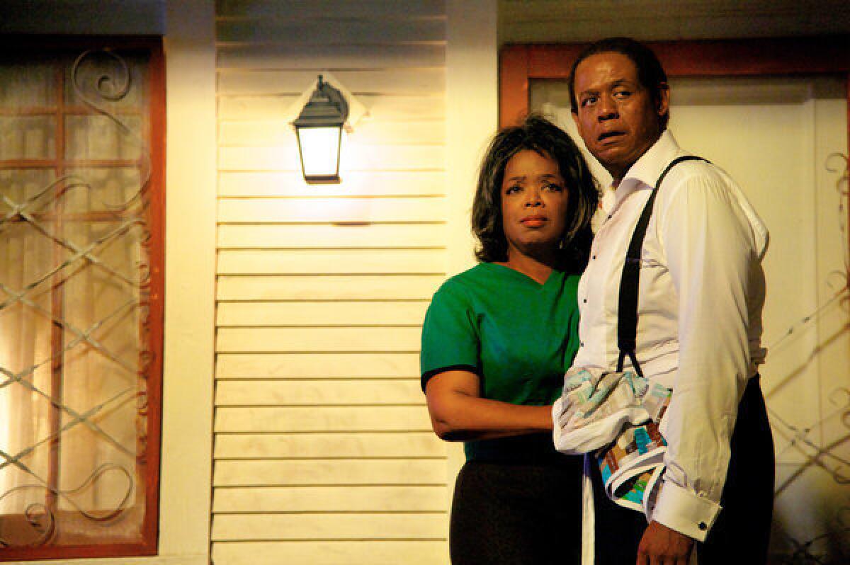 Oprah Winfrey and Forest Whitaker in "The Butler."