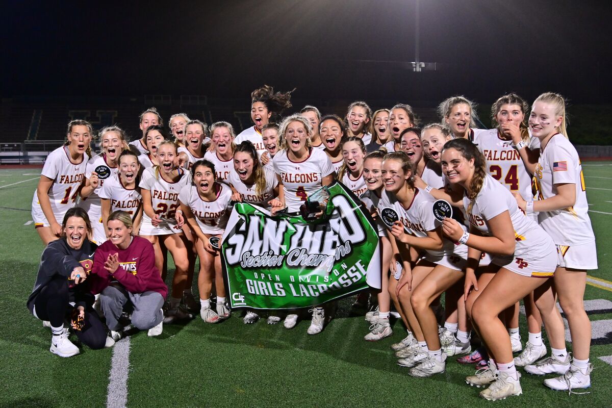 The champion Torrey Pines Falcons.