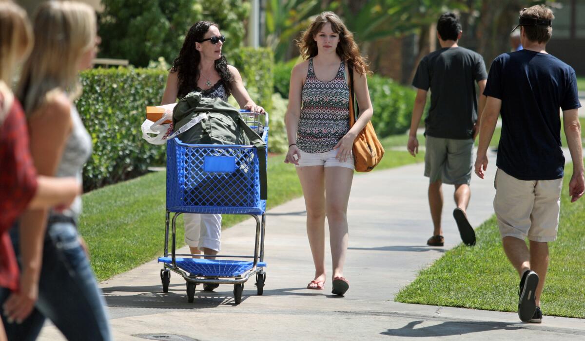 A norovirus outbreak on the Chapman University campus in Orange, shown in 2013, sickened as many as 50 students.