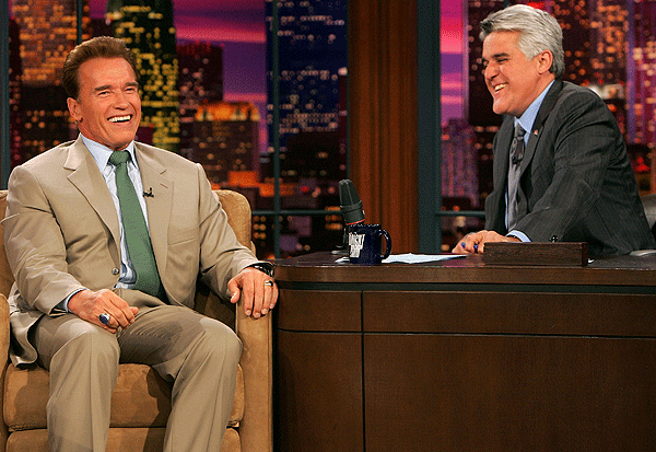 The Governator appears on The Tonight Show with Jay Leno