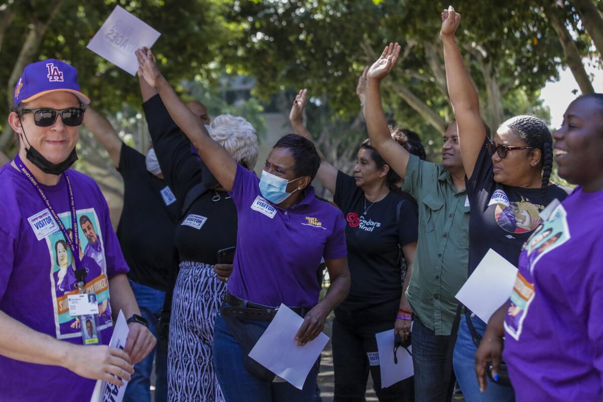 Healthcare workers fought for $25 per hour in Los Angeles, a minimum wage that will go statewide starting in 2026.