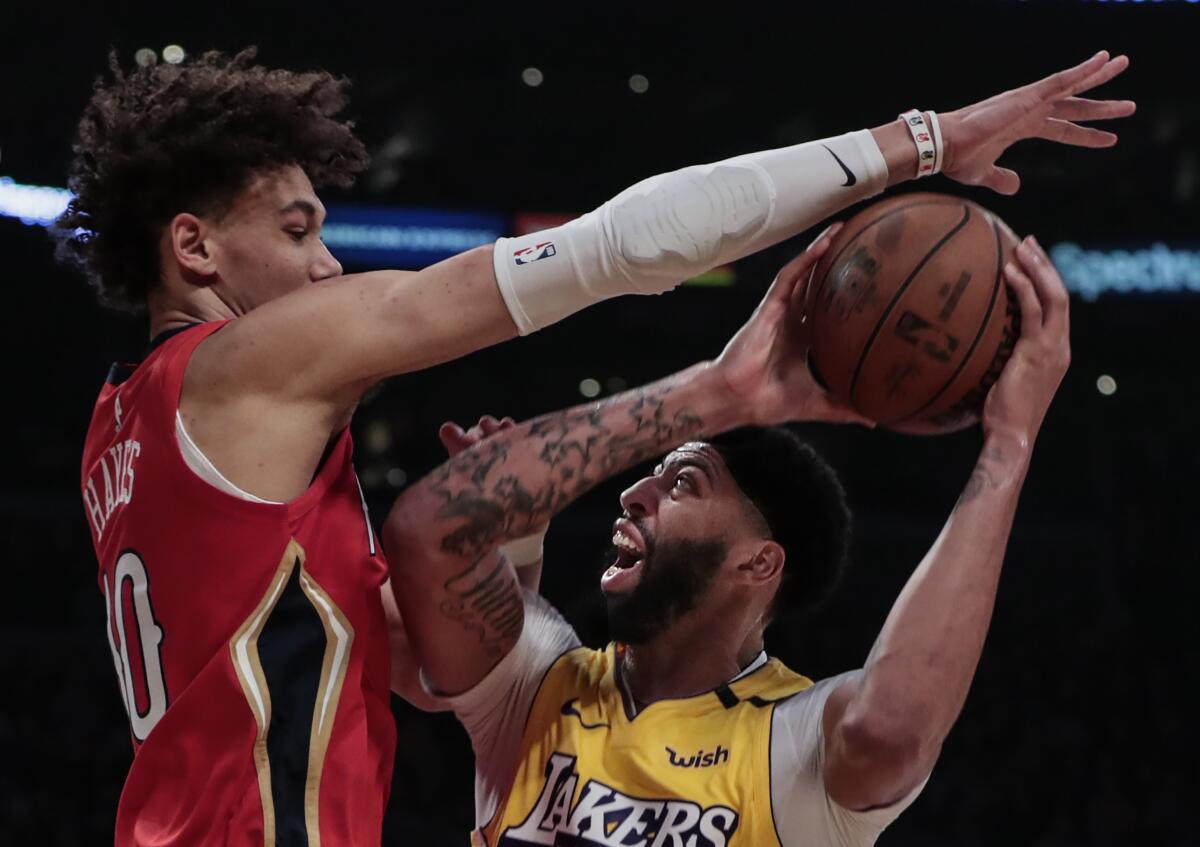 New Orleans Pelicans center Jaxson Hayes