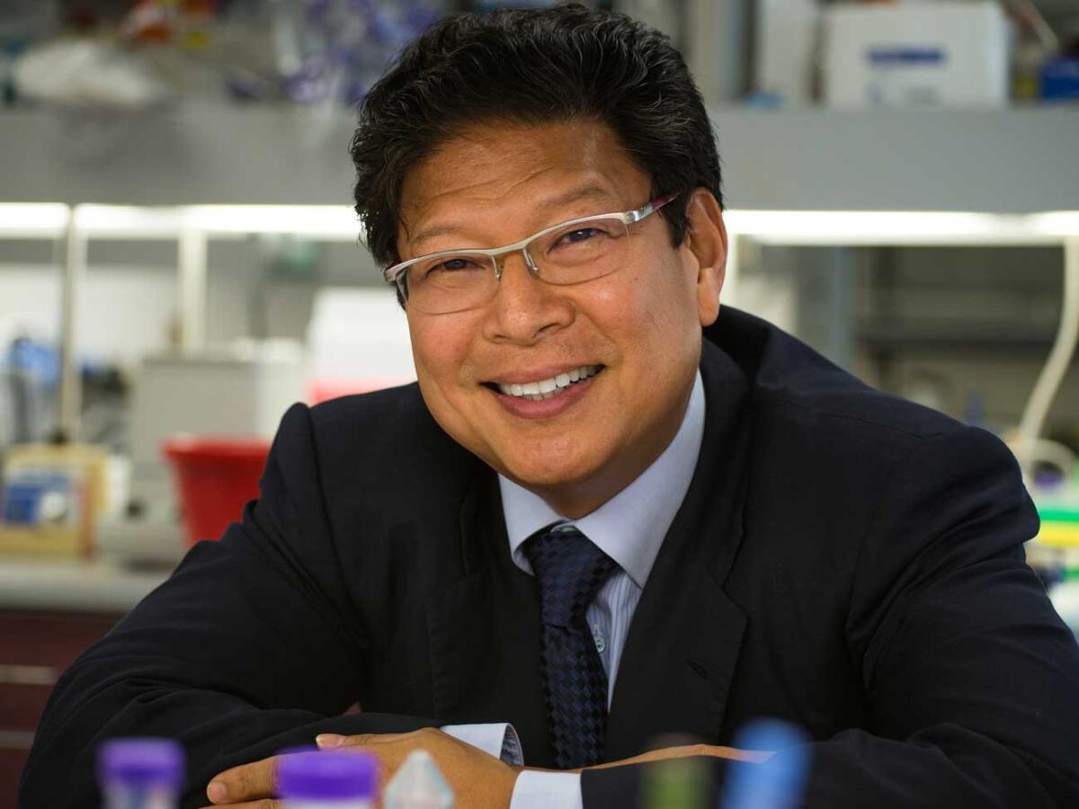 Sanford Burnham Prebys professor Dr. Jerold Chun enjoys the family aspect of the Honolulu Marathon.