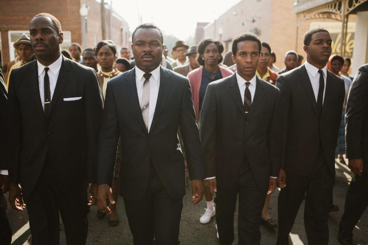 A scene from the film, "Selma."