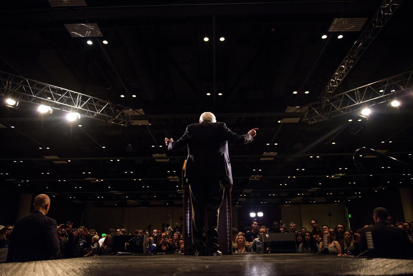 Sen. Bernie Sanders campaigns in Minneapolis