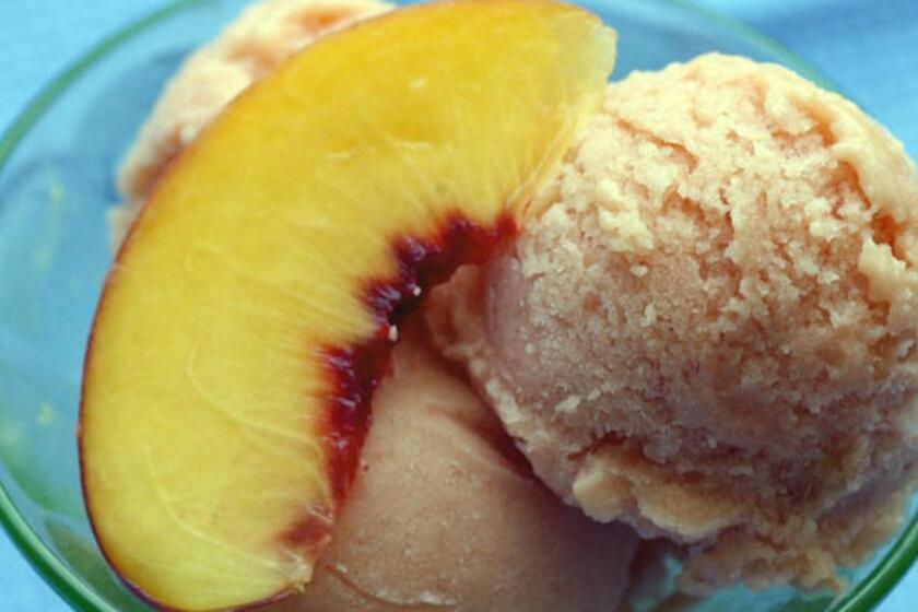 Recipe: Peach gelato