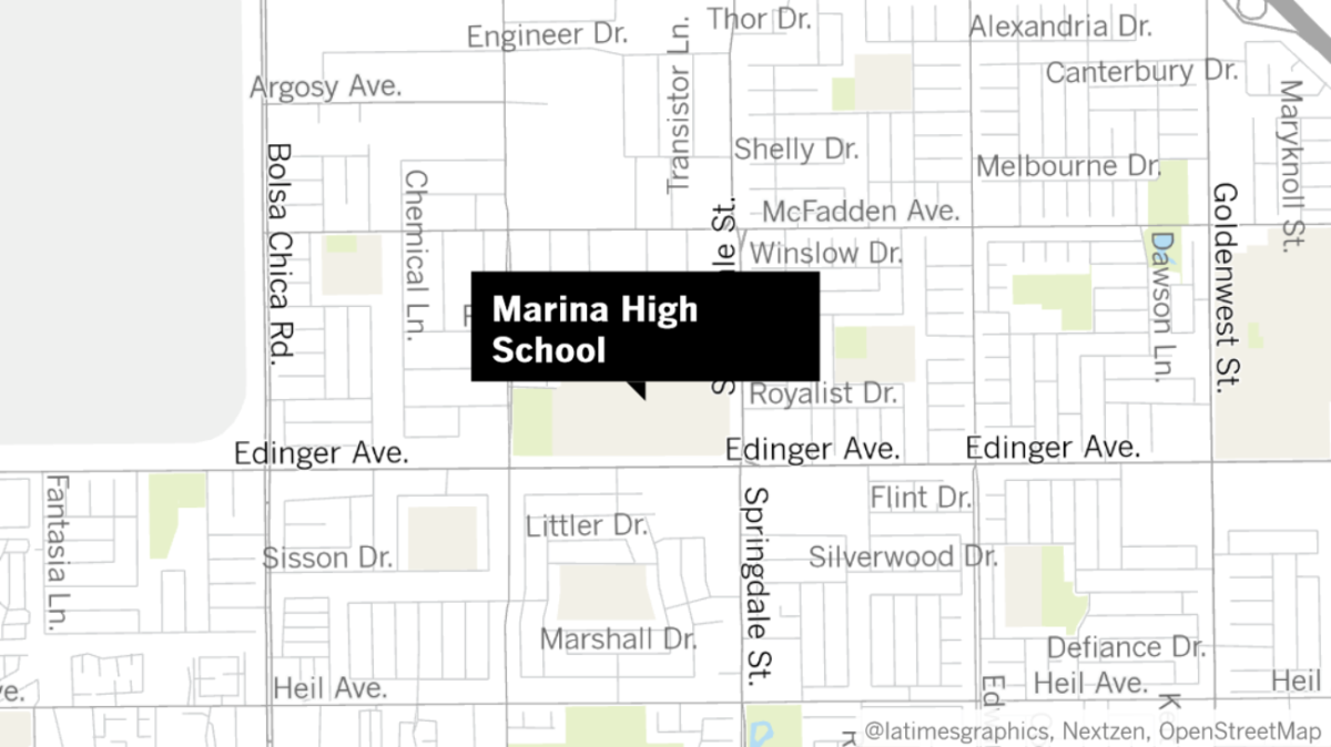 A Marina High School walk-on wrestling coach was arrested Friday on suspicion of having a sexual relationship with an underage student.