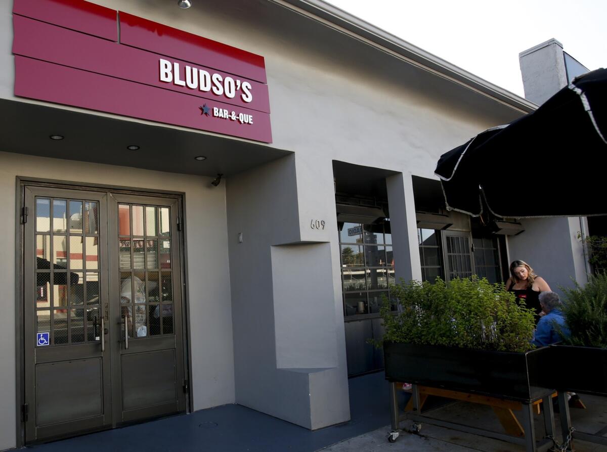 Bludso's Bar-&-Cue in Los Angeles is having a free hog dinner.