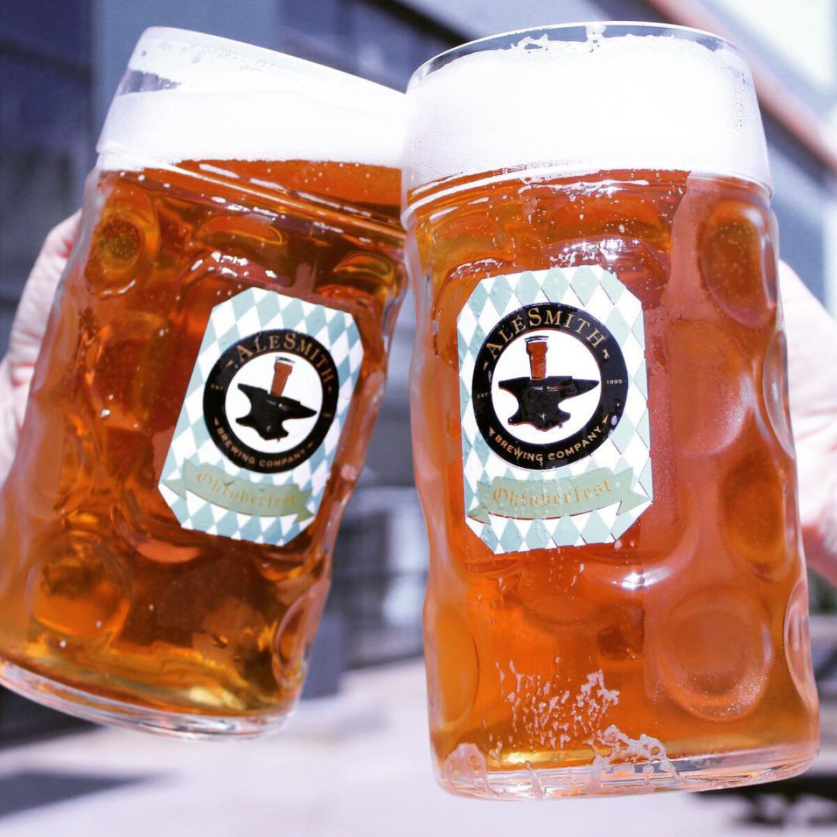 AleSmith will offer its Oktoberfest beers in commemorative stein glasses from Sept. 24-27