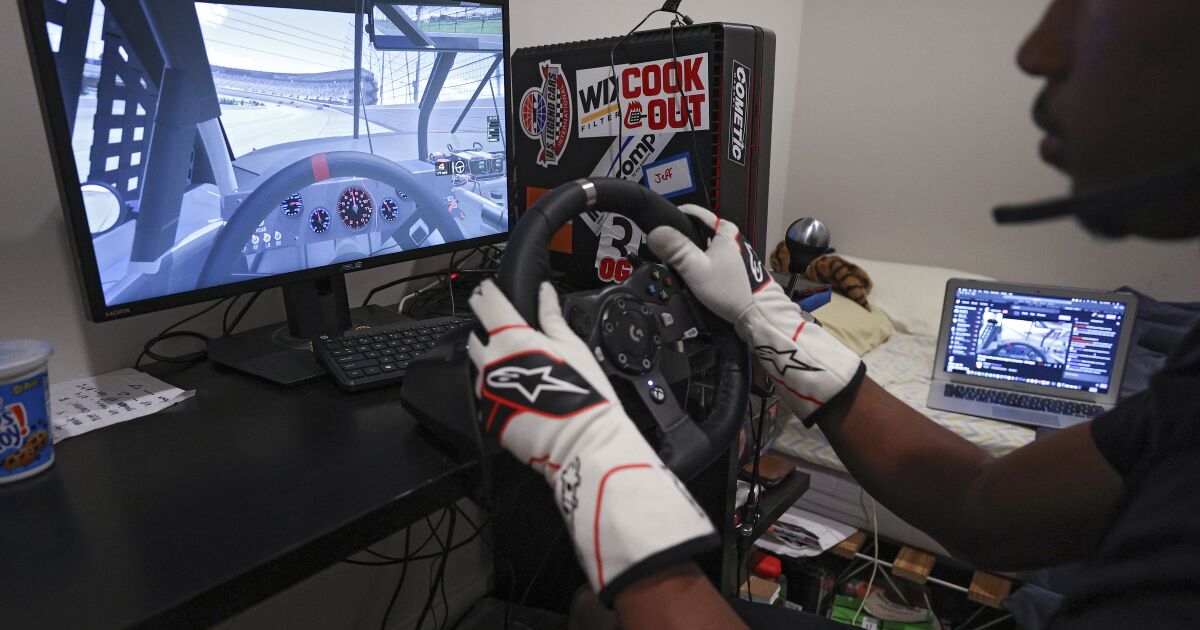 Inside Rajah Caruth’s transformation from gamer to rising NASCAR driver