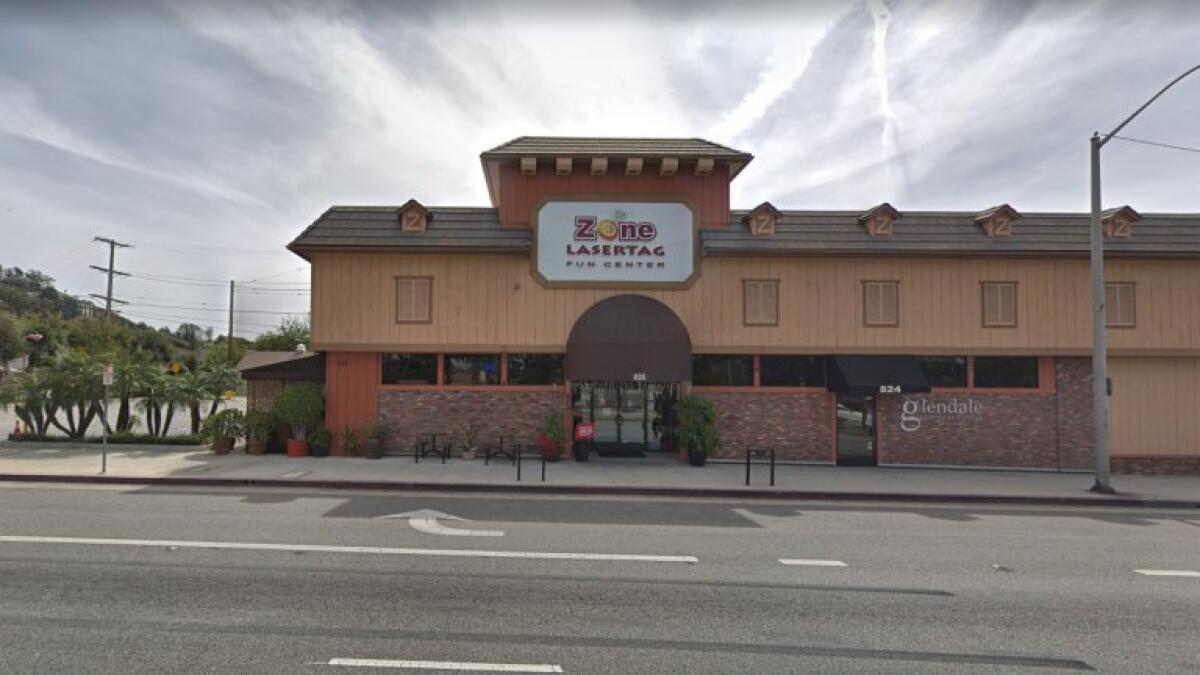 On Saturday night, a person was shot at a Glendale laser-tag facility.