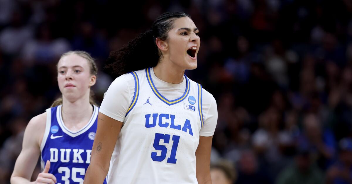 Les femmes de l’UCLA ont interrompu leur danse de retour et sont revenues au Final Four