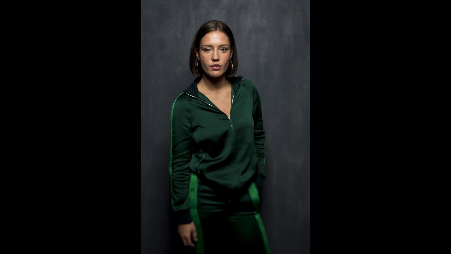 Actress Adele Exarchopoulos from the film "Racer and the Jailbird."