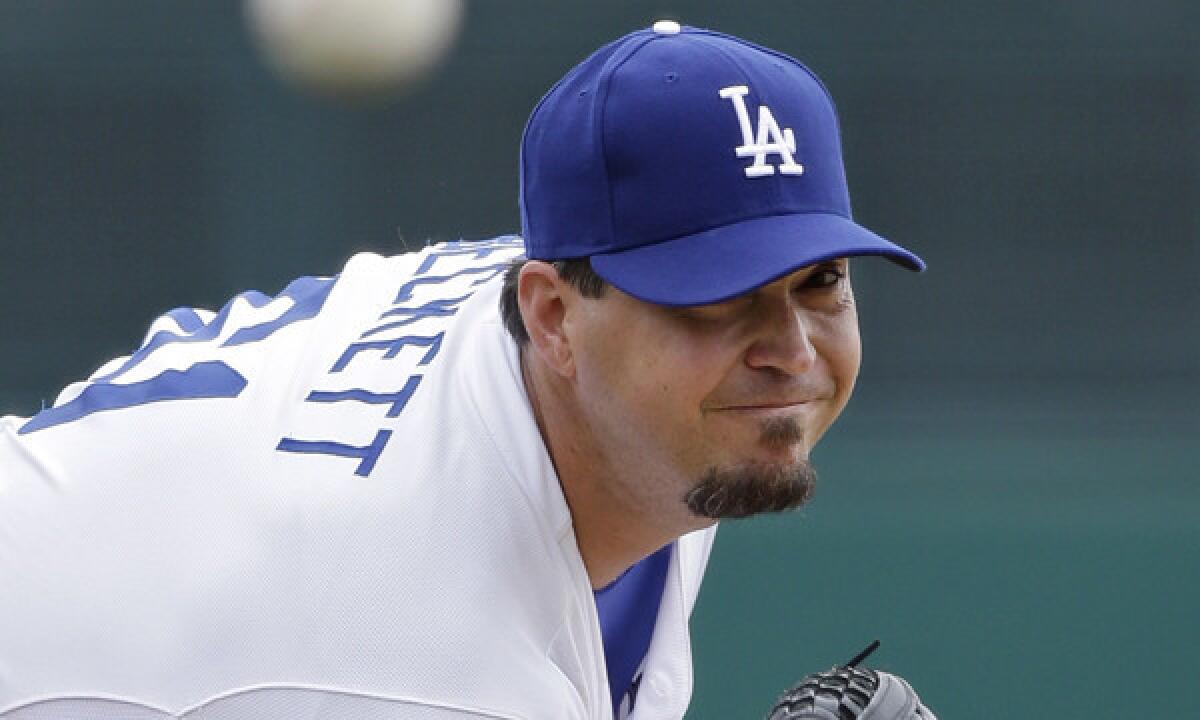 Dodgers pitcher Josh Beckett is set to make his season debut against the Detroit Tigers on Wednesday.
