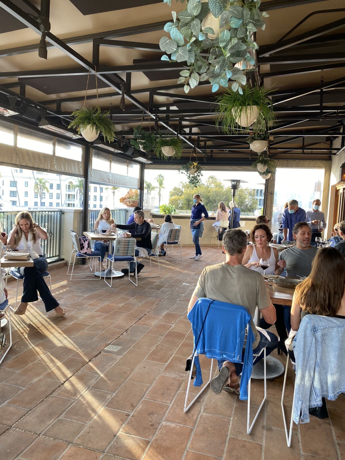 Catania restaurant in La Jolla held a mock reopening of socially distanced dine-in service May 29 and plans to officially reopen Wednesday, June 3.