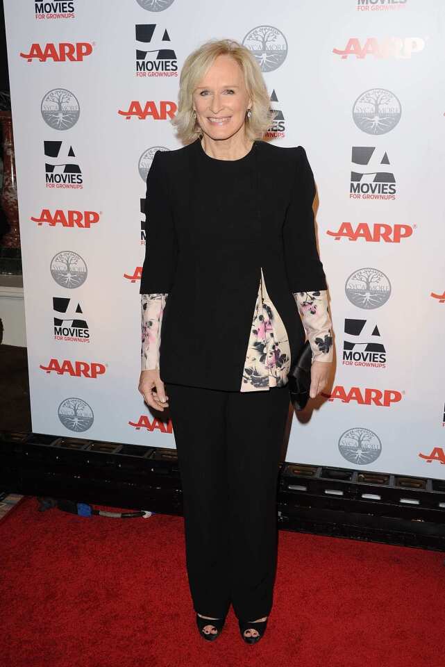 "Albert Nobbs" actress Glenn Close, nominated for an Academy Award this year, was an honoree at the magaziine's awards ceremony.