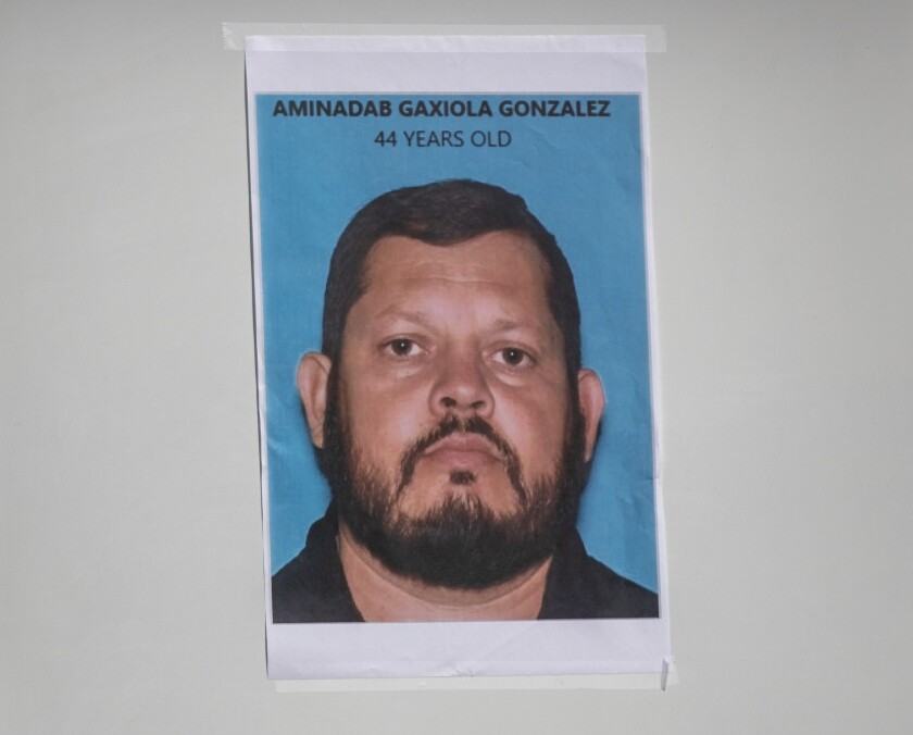 A photo of shooting suspect Aminadab Gaxiola Gonzalez