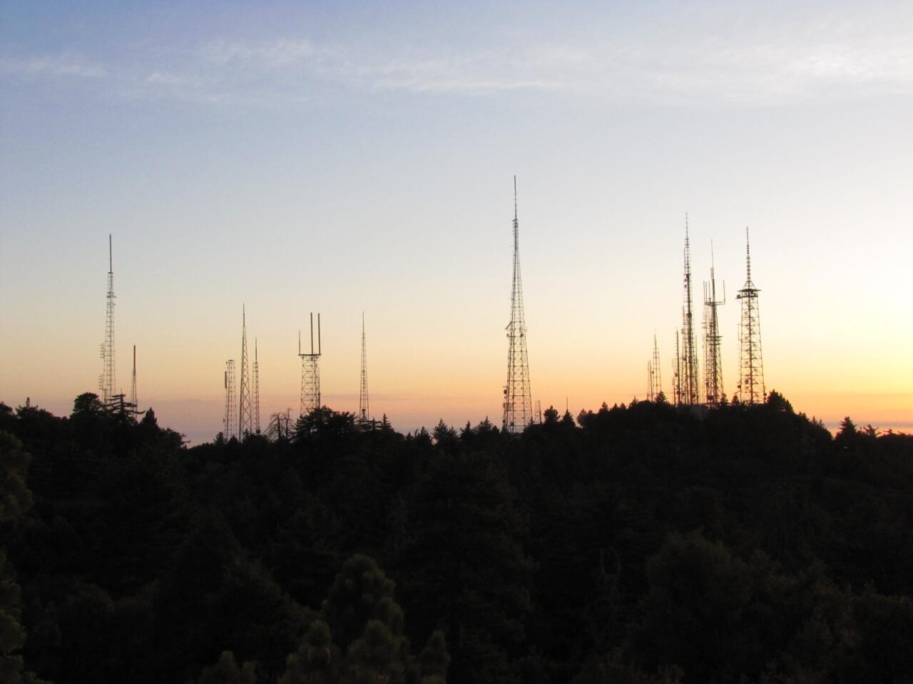 Mt. Wilson's antennas