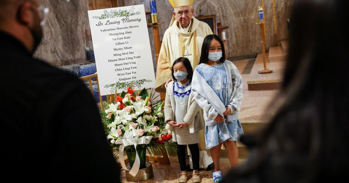 Church in Monterey Park holds special Mass to honor shooting victims