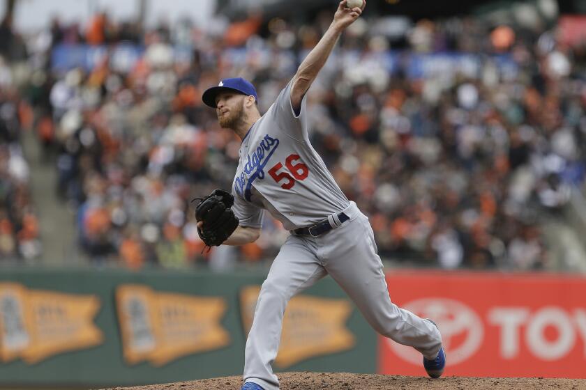 Dodgers relief pitcher J.P. Howell struggled against the San Francisco Giants over the weekend.