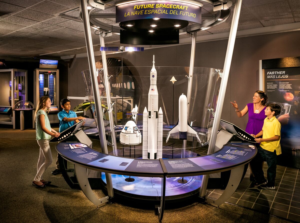 San Diego Air & Space Museum's new "Above and Beyond" exhibition