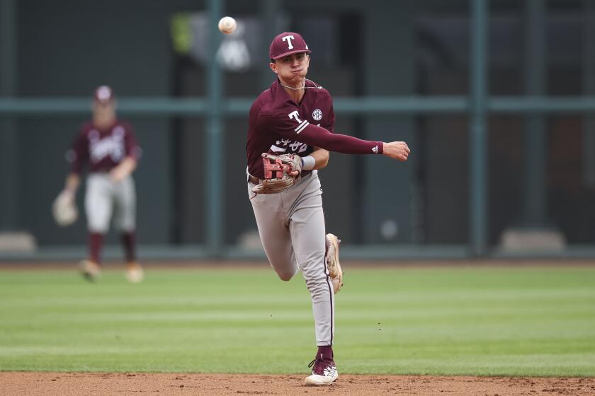 Otay Ranch High School graduate Ali Camarillo is in his first seeason at Texas A&M after transferring from Cal State Northridge.