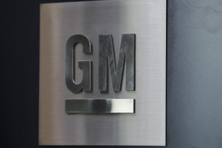 General Motors logo is displayed in their Global Headquarters at the Renaissance Center in Detroit, Michigan, USA. EPA/Jeff Kowalsky/File