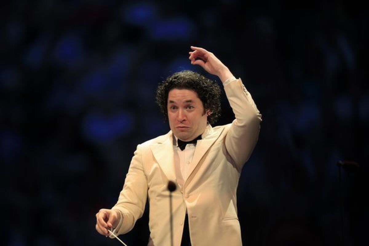 L.A. Philharmonic conductor Gustavo Dudamel.